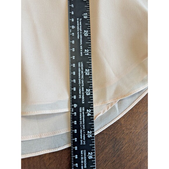 NEW!! CALVIN KLEIN Sz Small Sheer lined Lace inset Sleeve Blouse 79.50 MSRP - Picture 6 of 10